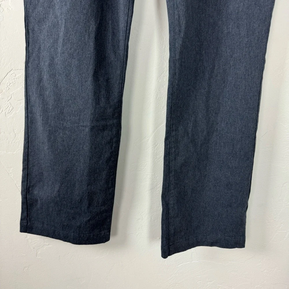 Hawker Rye Dress Pants Heather Marled Essential Wash Straight Fit‎ Chino Blue